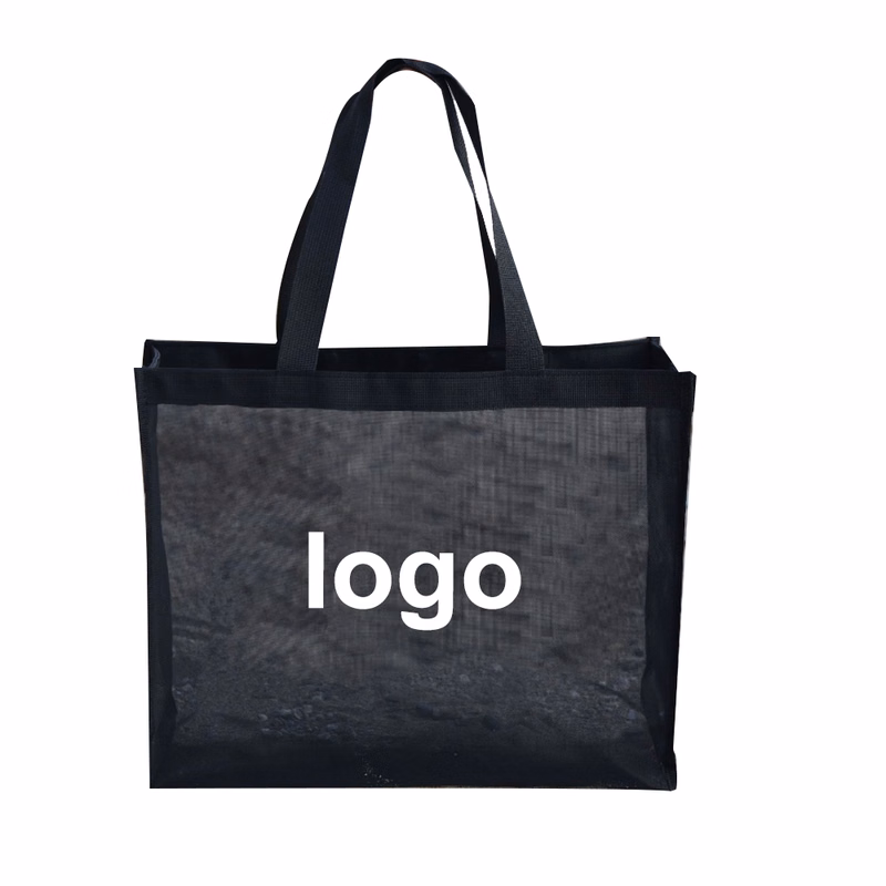 Premium Thick Transparent Nylon Mesh Tote Bag