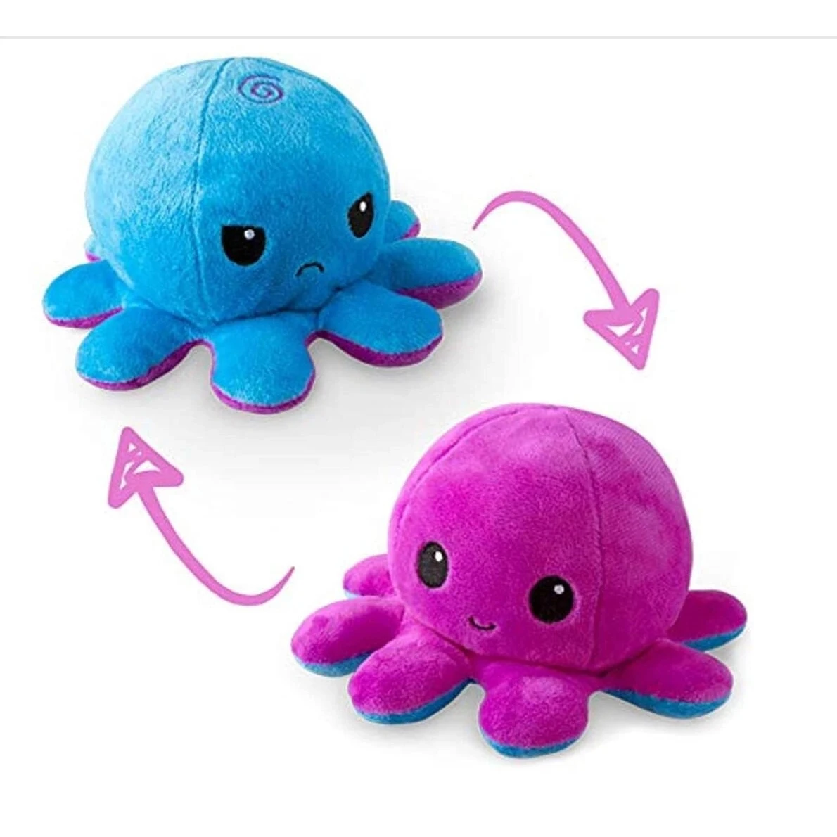 Flip Reversible Octopus Plush Doll 1