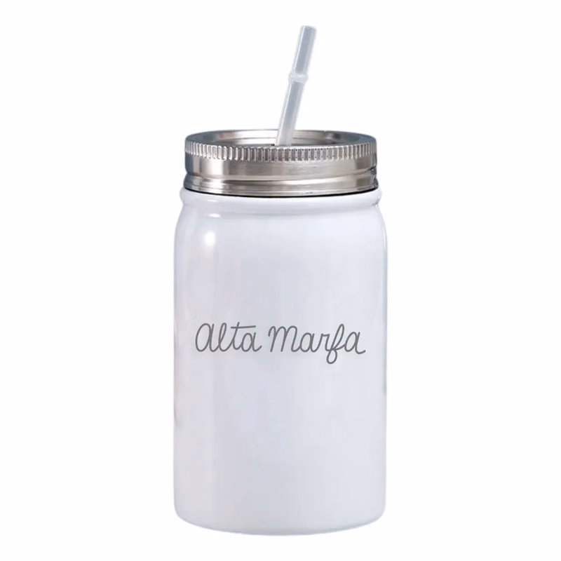 17oz. Mason Tumbler with Straw