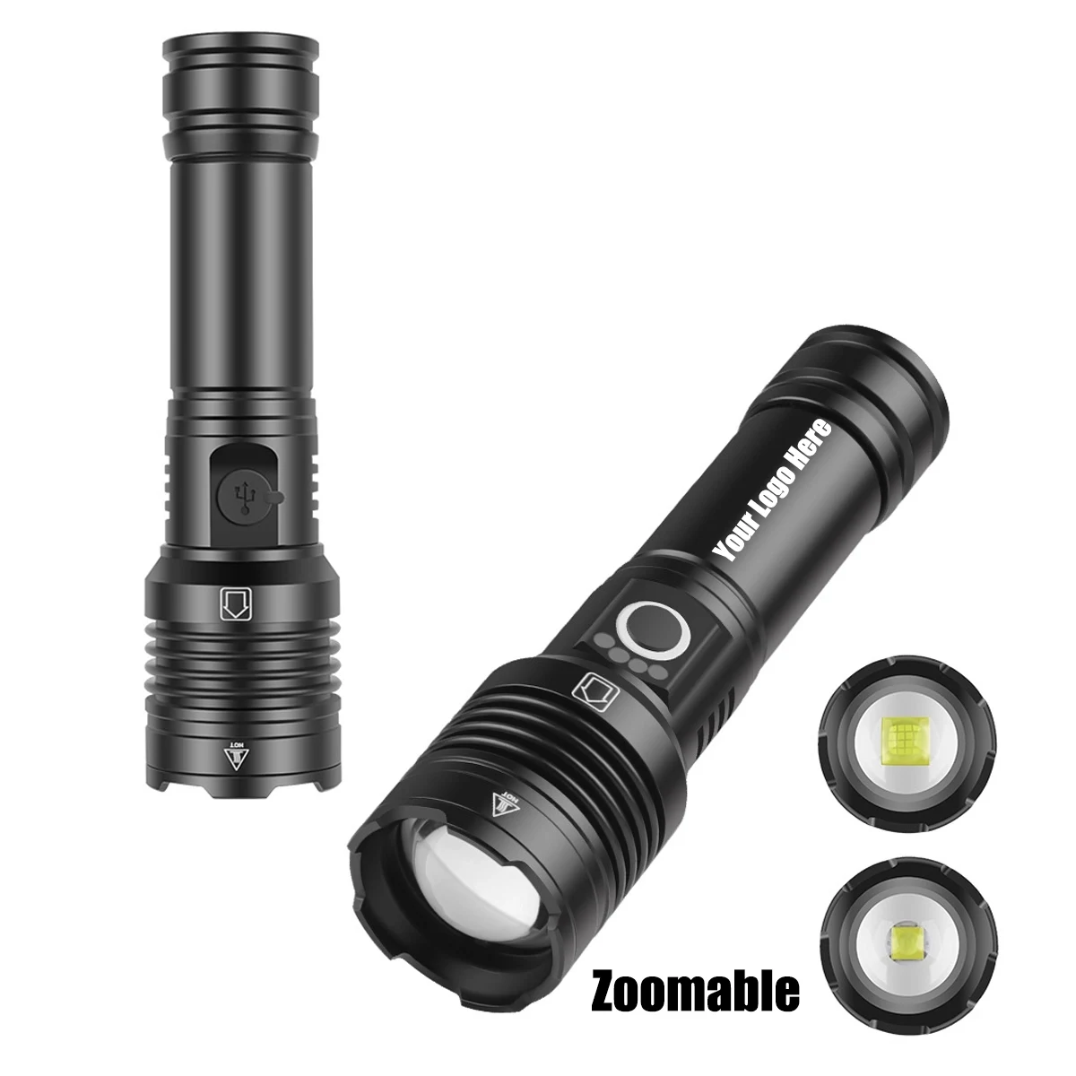 Zoomable Waterproof Led Flashlights 1