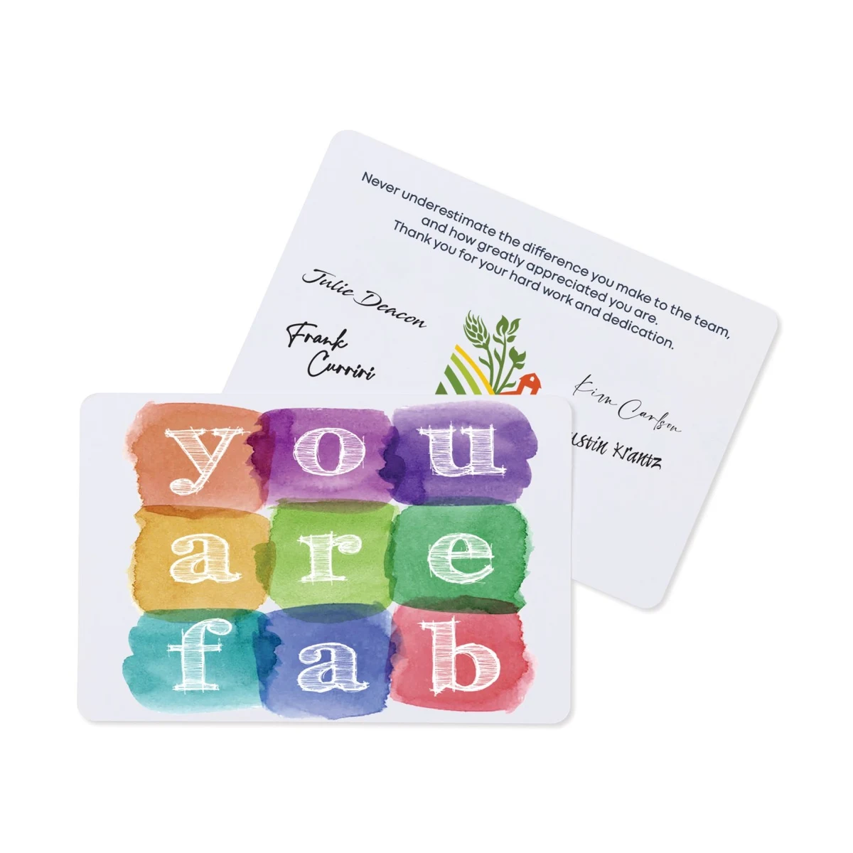 Fabulously You For All You Do Greeting Card 1