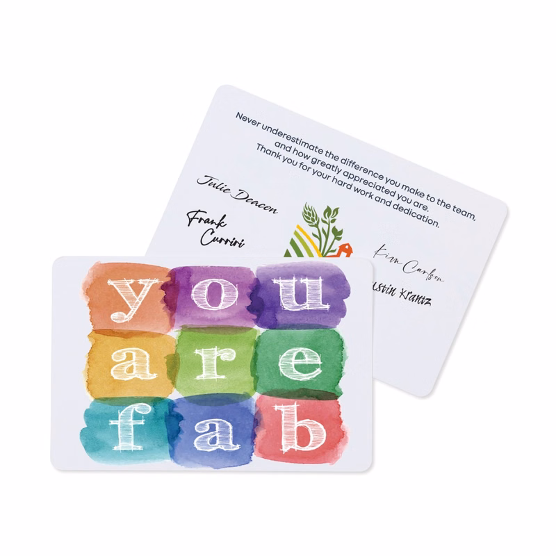 Fabulously You For All You Do Greeting Card