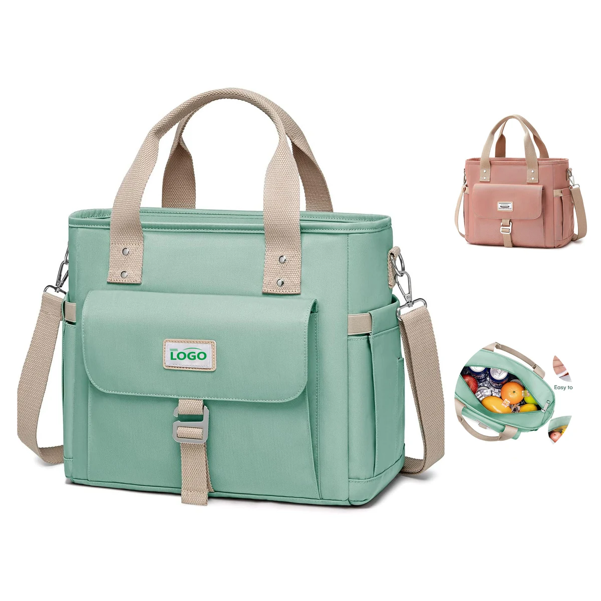 Large-Capacity Waterproof Oxford Insulated Lunch Bag 1