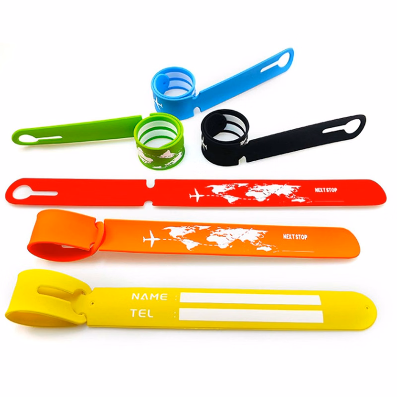 Airplane Slap Band Silicone Wristband Luggage Identifier