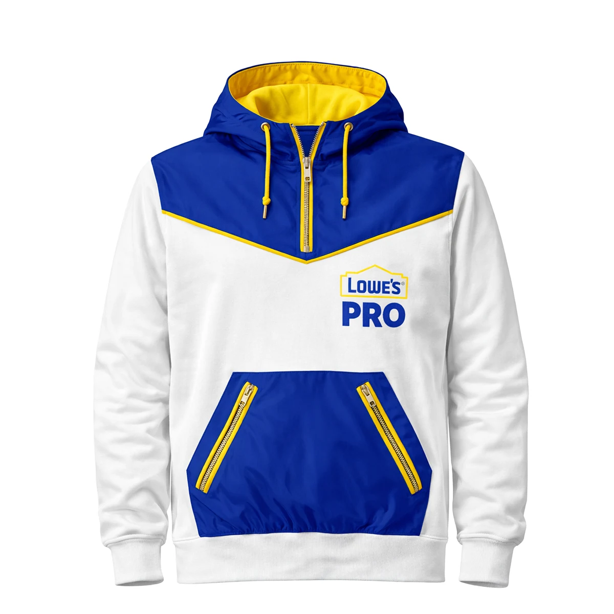 Color Block Quarter Zip Hoodie 1