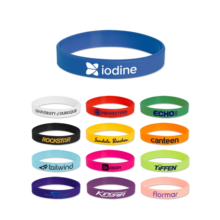 USA Screen Printed Silicone Bracelet 1