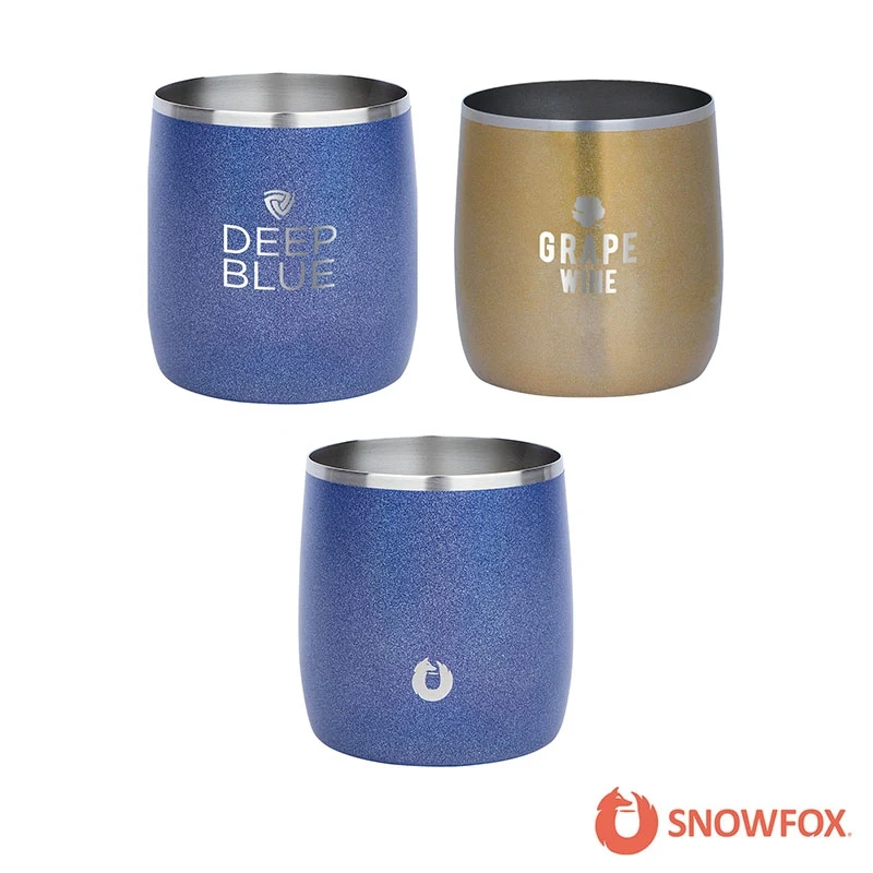 Snowfox® 11 oz. Shimmer Finish Vacuum Insulated Whiskey Rocks Tumbler 1