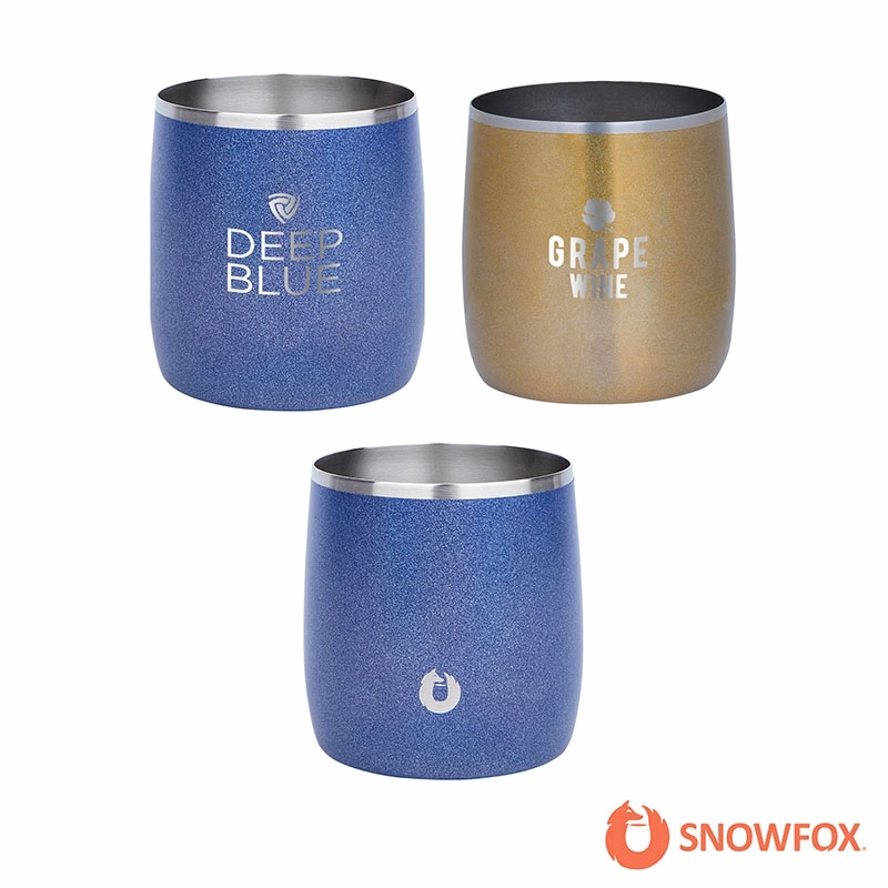 Snowfox® 11 oz. Shimmer Finish Vacuum Insulated Whiskey Rocks Tumbler