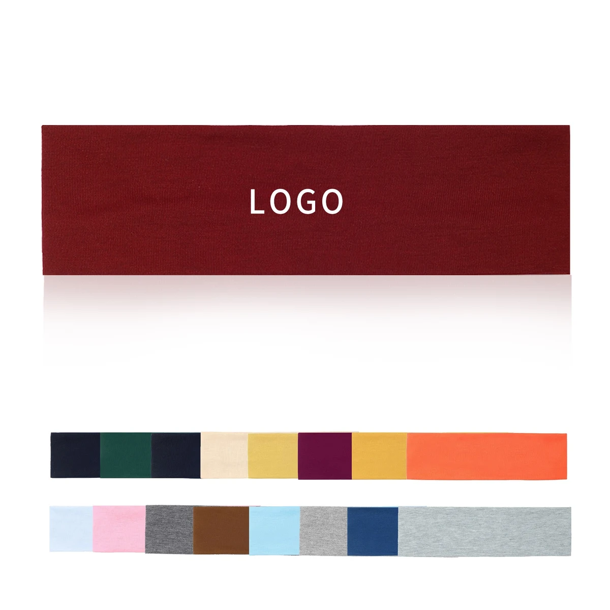 Solid Color Stretchy Headbands 1