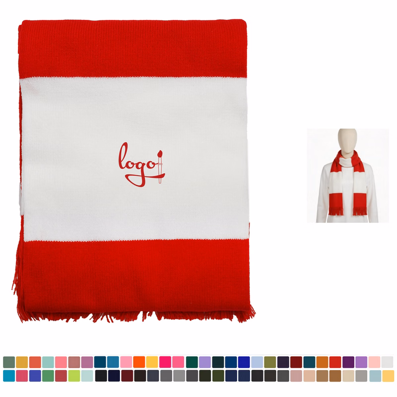 Knitted Jacquard Warm Scarf