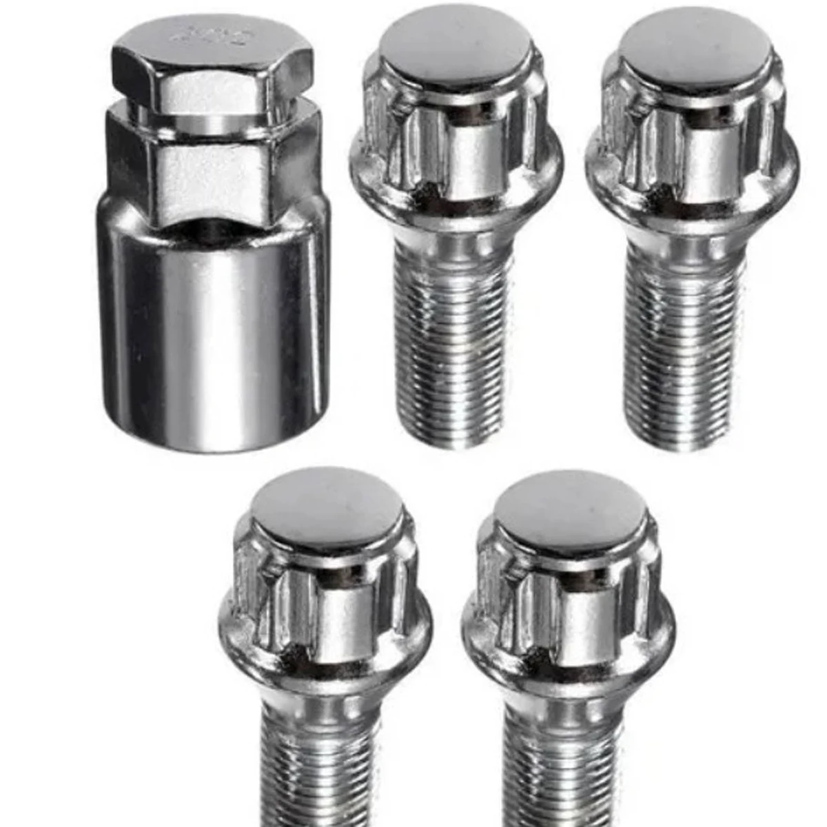 Custom 4-Piece Locking Lug Bolt Set with Key 1
