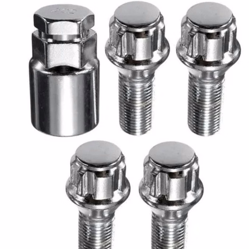 Custom 4-Piece Locking Lug Bolt Set with Key
