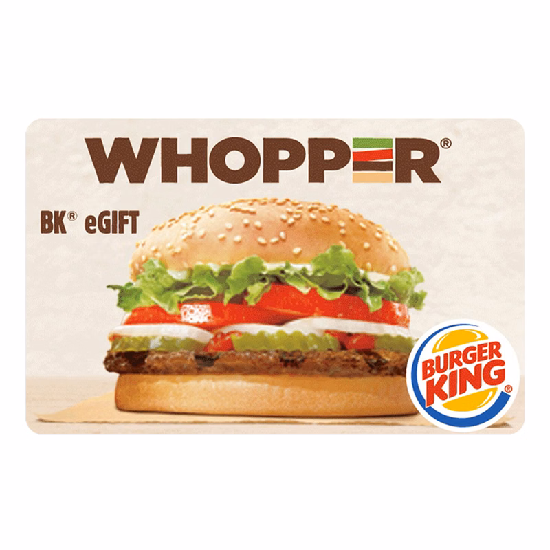 Burger King Gift Card