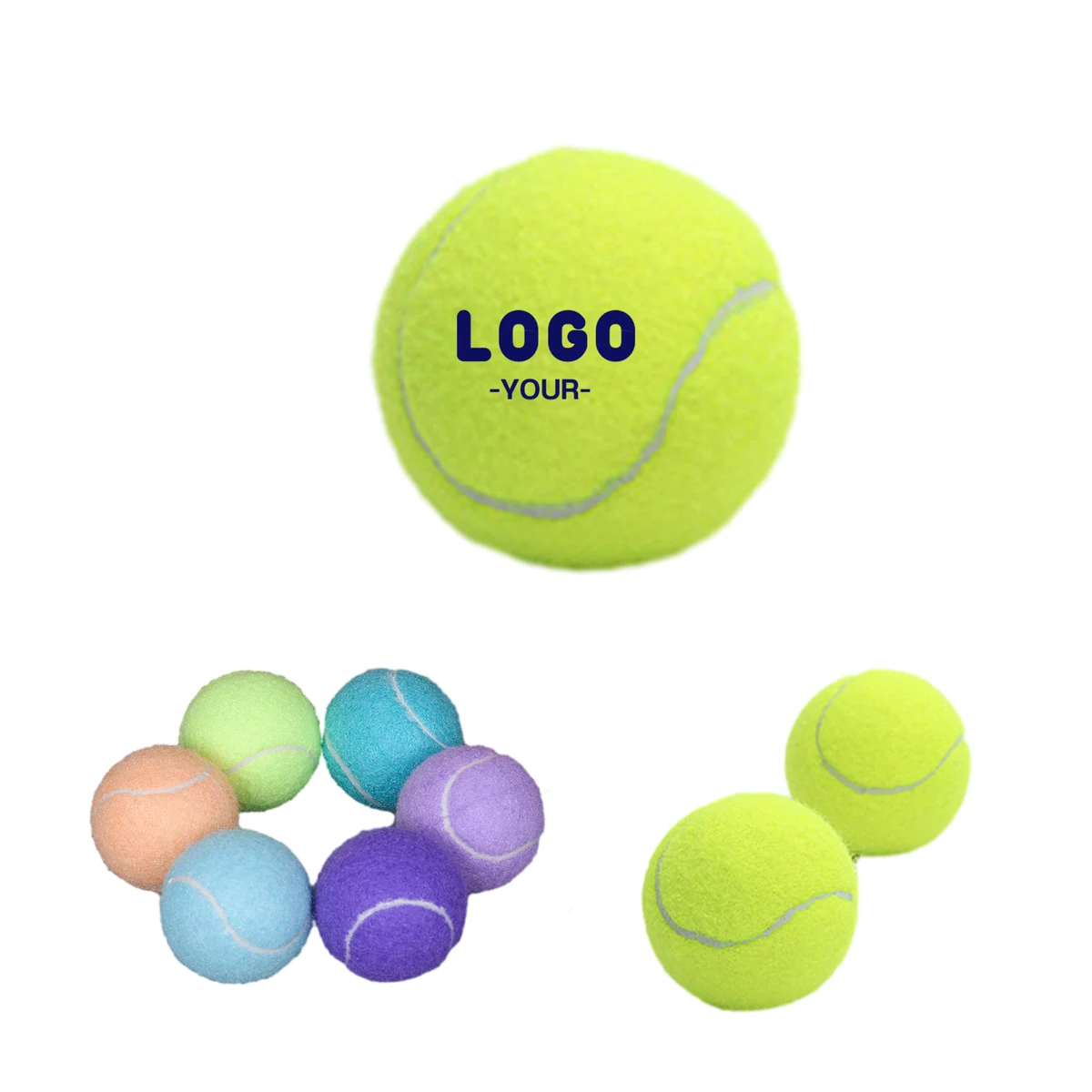 MOQ 100 PCS Pet Fetch Toy Tennis Ball 1