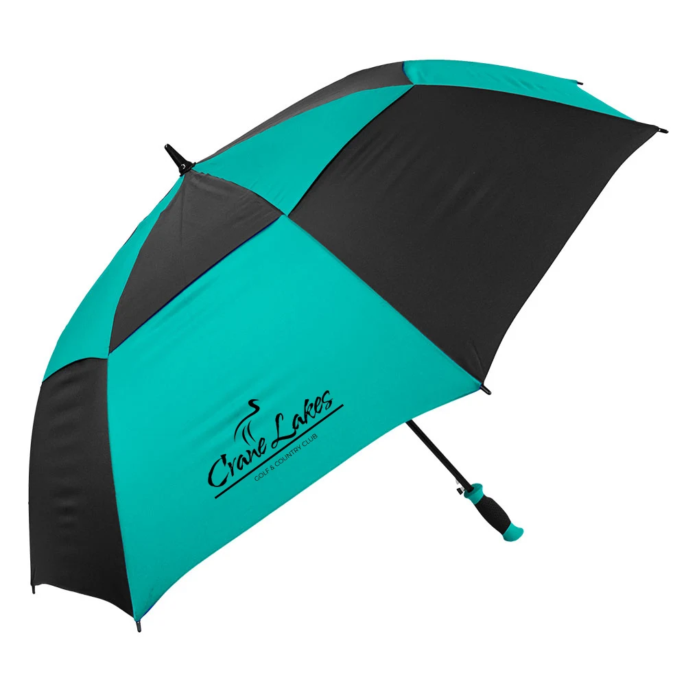The Vented Checkerboard Golf Umbrella 1