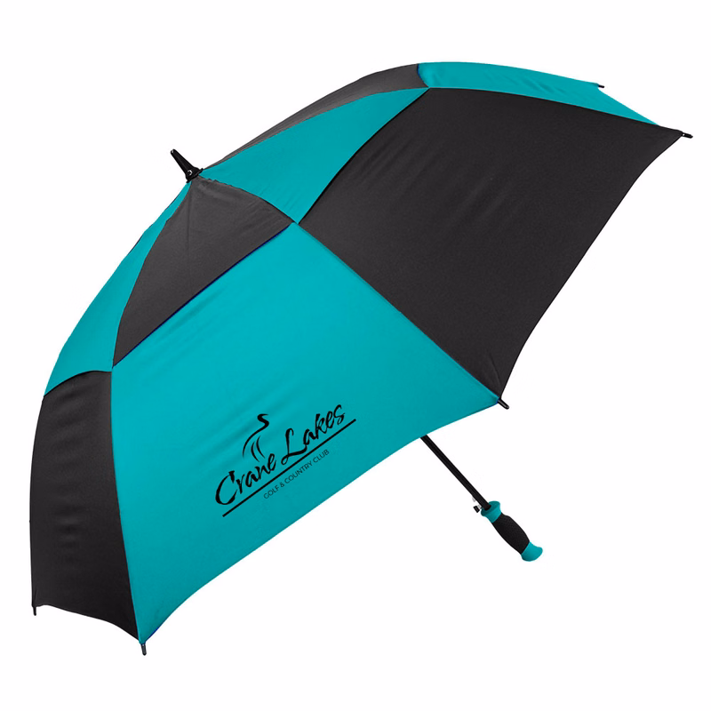 The Vented Checkerboard Golf Umbrella