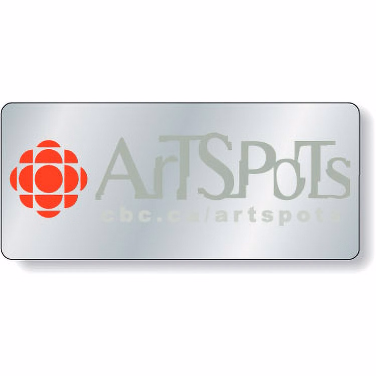 Bright Silver Foil Paper Roll Labels Stock Rectangle (1.75"x4")