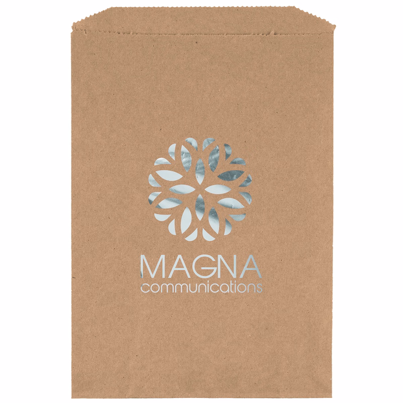 7 1/2W x 10 1/2H - Merchandise Bag - Foil Print
