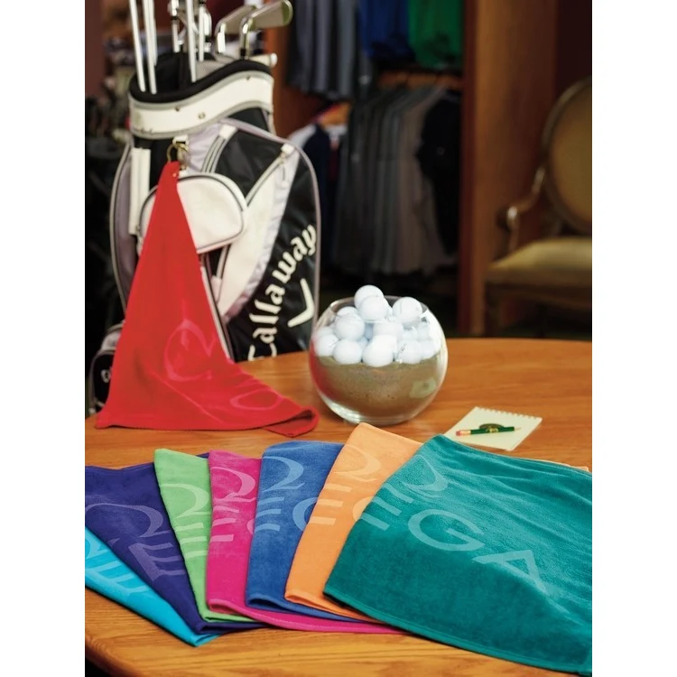 Turkish Signature Midweight Golf Towel 1