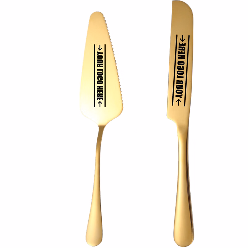 Metel Cake Knife And Server Sets