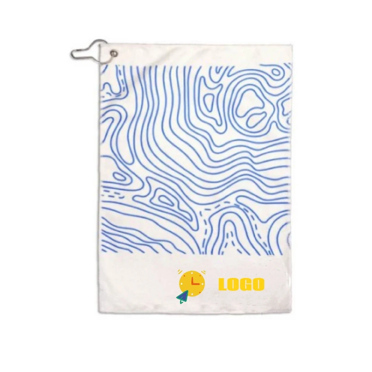 MOQ 10pcs Gym Towel With Carabiner 1