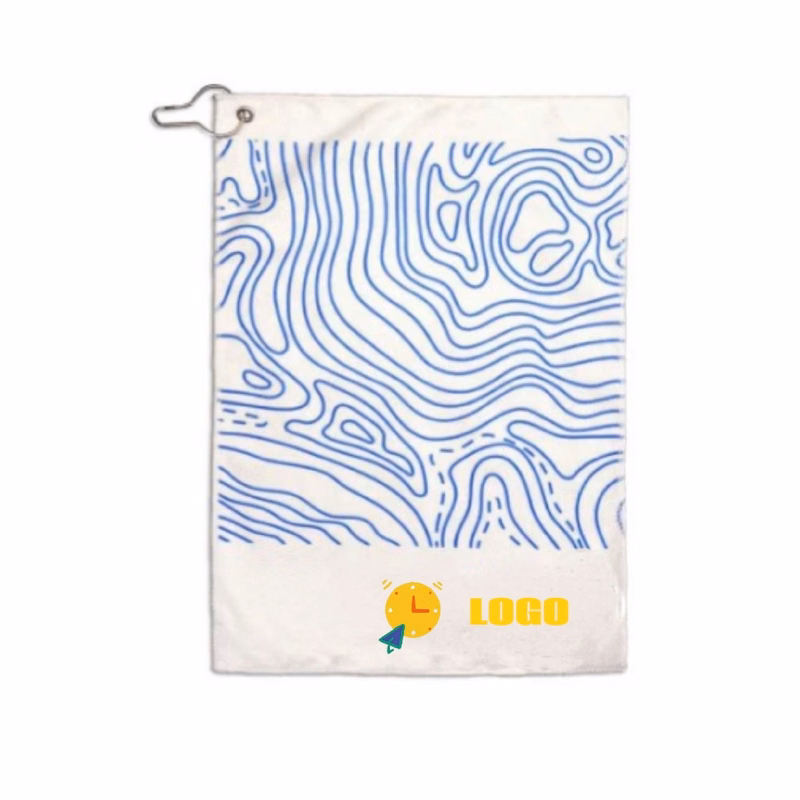 MOQ 10pcs Gym Towel With Carabiner