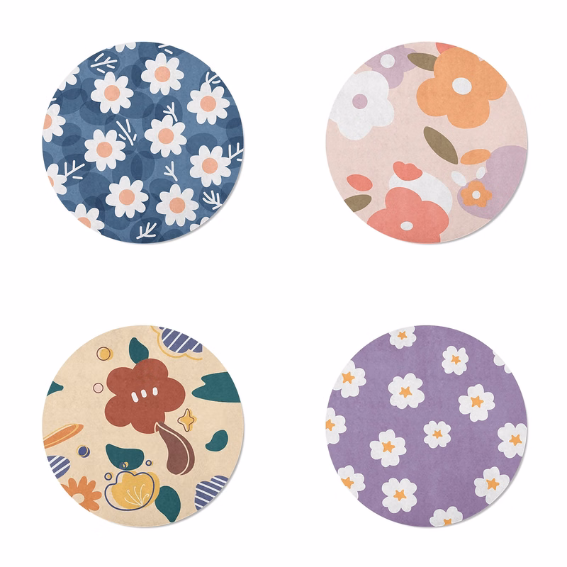 Customized Full Color Round Mouse Pad