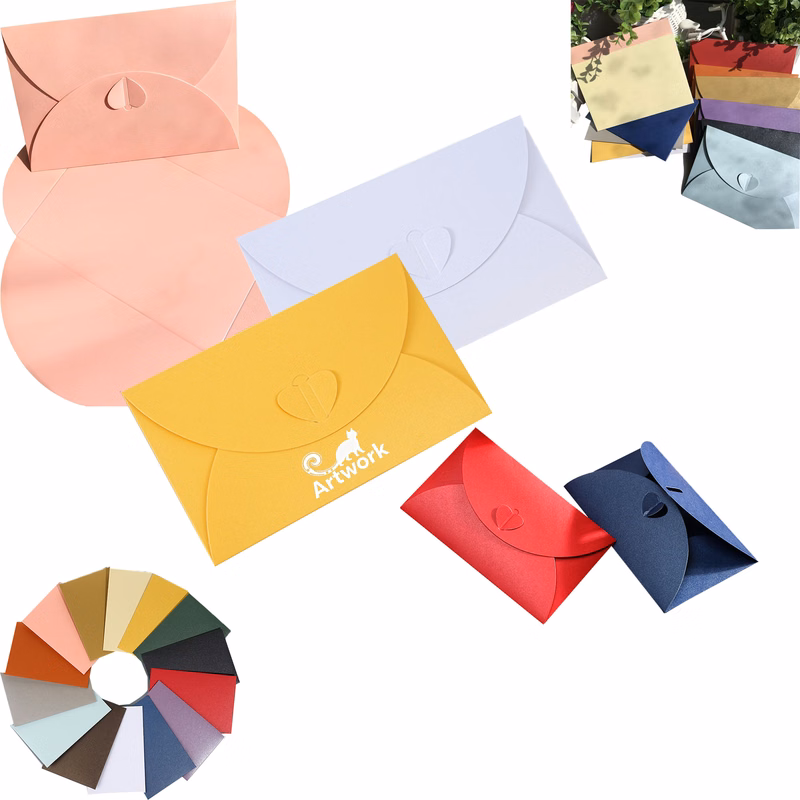Love Button Pearl Envelope