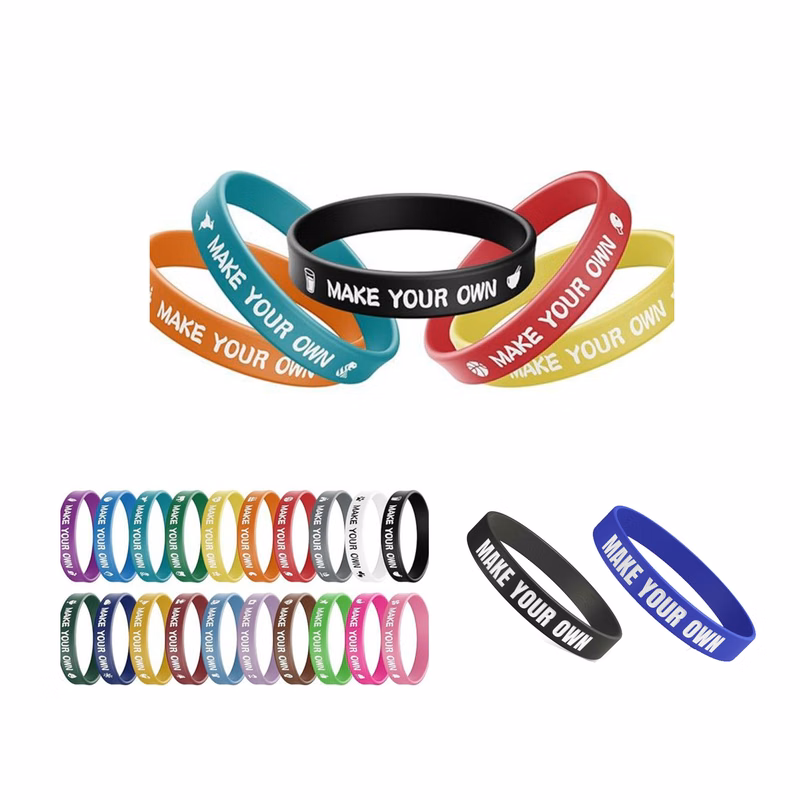 Silicone Bracelet with Debossed Imprint