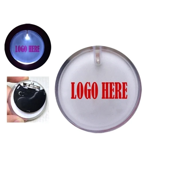 2" Light up Lapel Pins 1