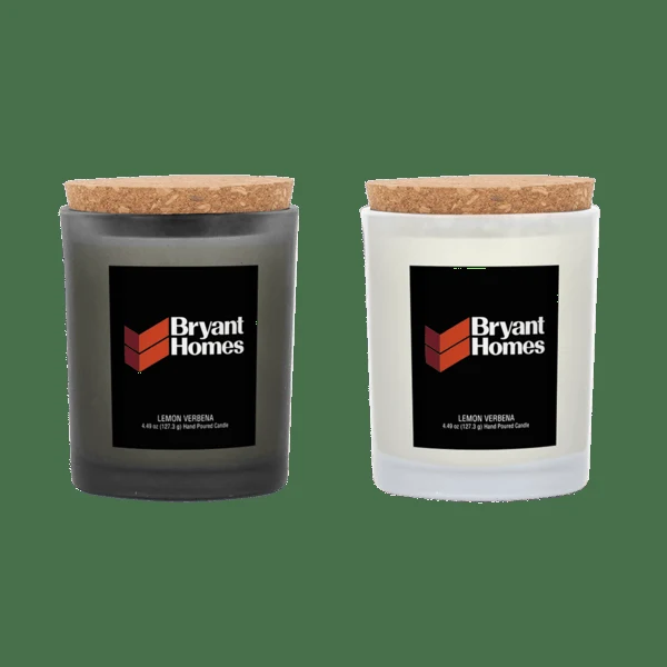 Niva Frosted 6oz Candle With Cork Lid 1
