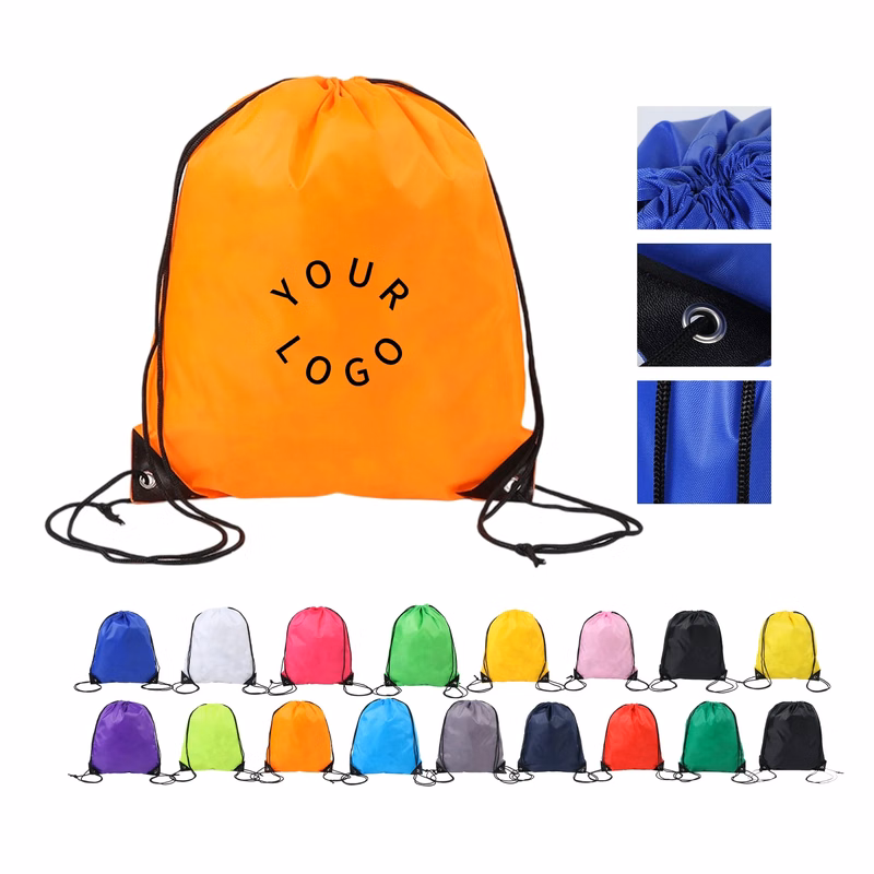 Lightweight Drawstring Backpack for School and Travel