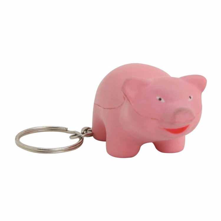 Stress Pig Key Ring