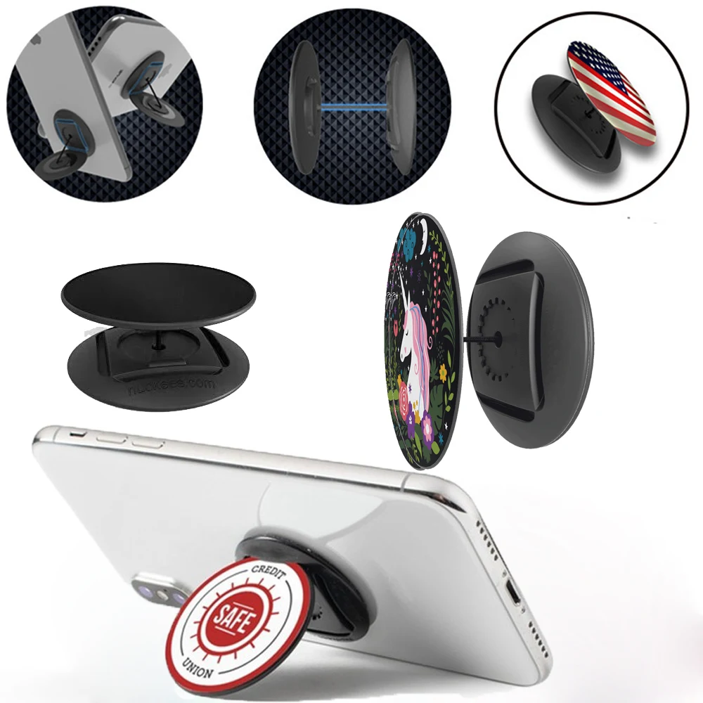 Round Phone Stand and Grip Holder 1