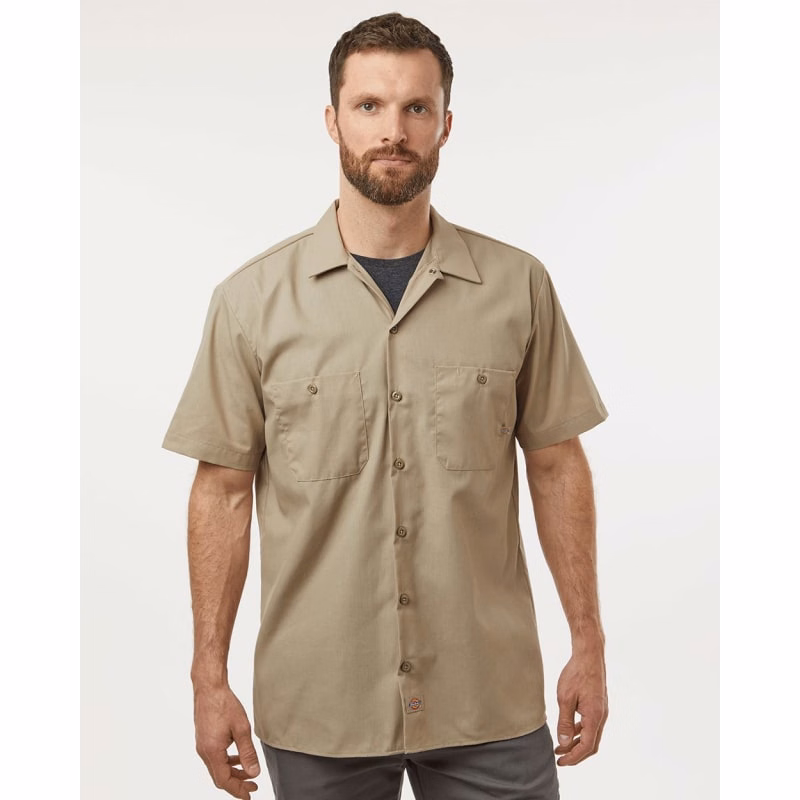 Dickies Men's Industrial Short Sleeve Work Shirt - S535