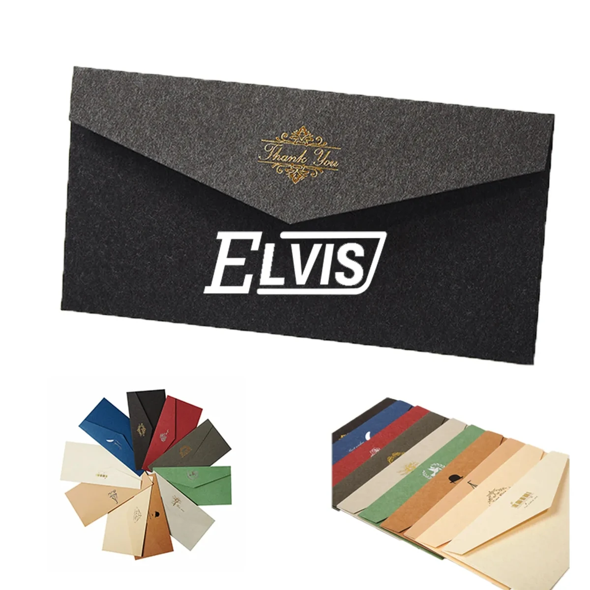 Stamped Texture Paper Can Print Logo Envelopes 1