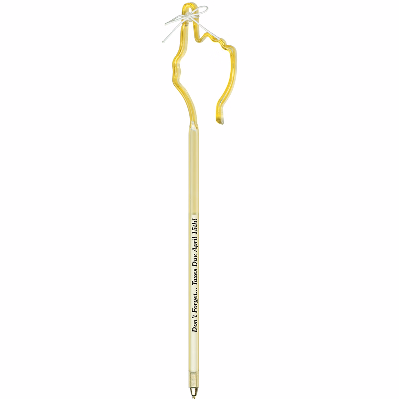 Hand Finger with String Inkbend Standard, Bent Pen