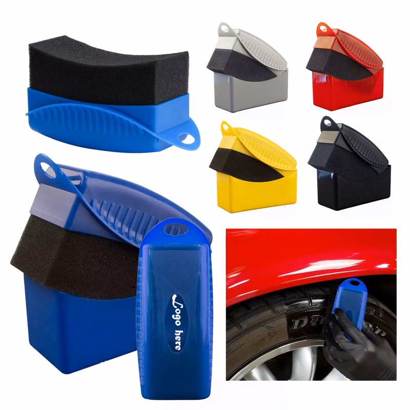 Car Waxing Sponge Brush With Lid