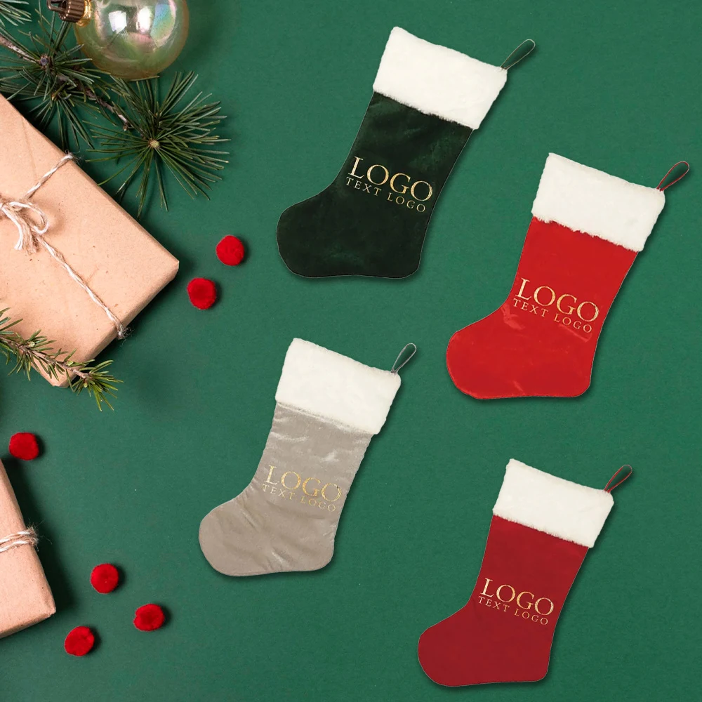 Velvet Christmas Stockings 1