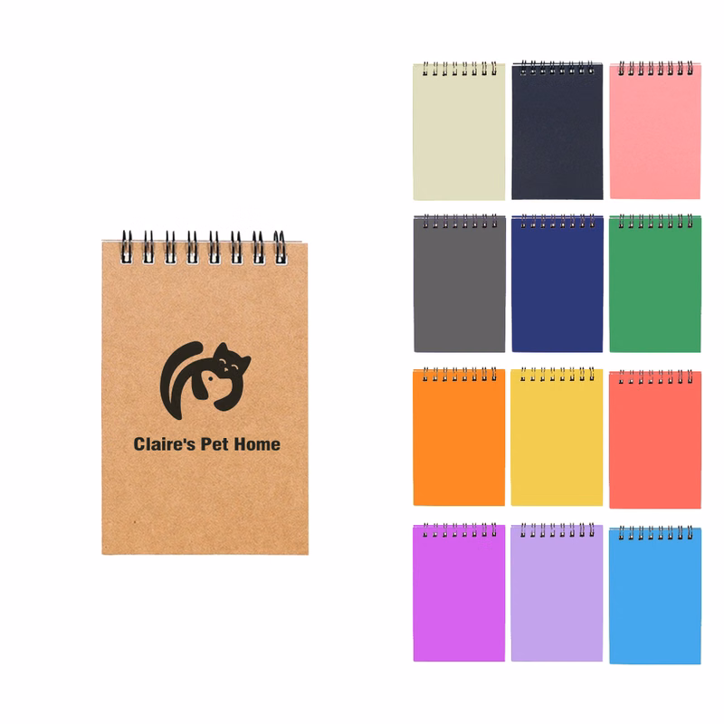 A7 Kraft Spiral Notebook