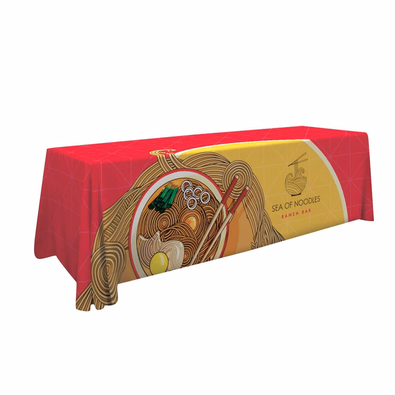 8' Standard Table Throw (Full-Color Full Bleed)