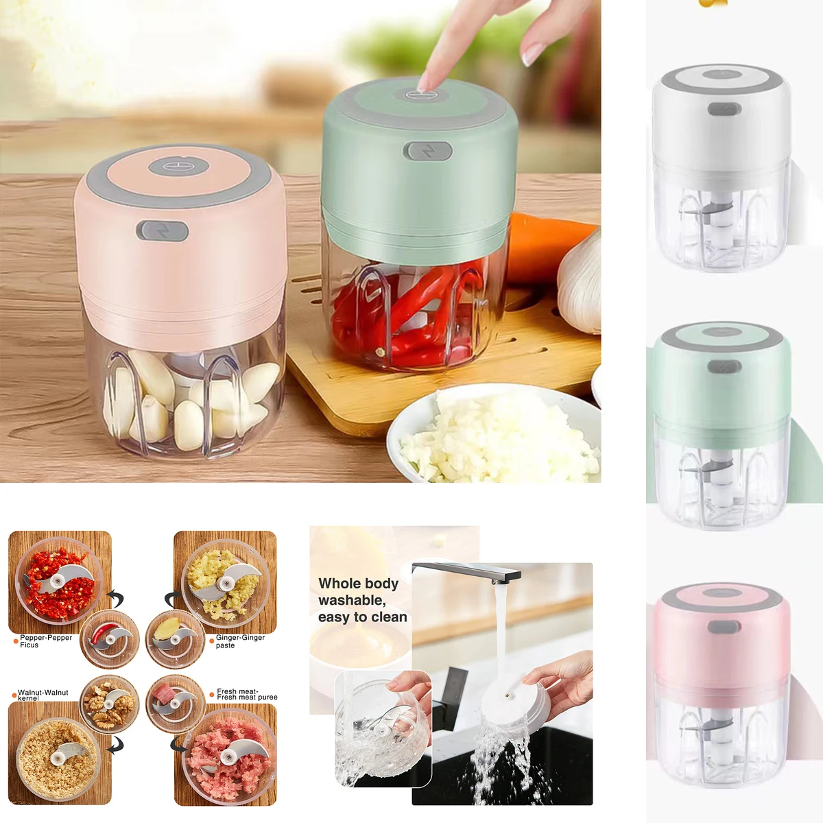Mini Electric Garlic Chopper 1