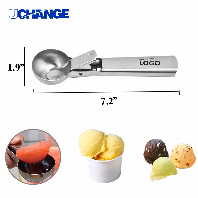 Stainless Steel Rebound Ice Cream Scoop Tool