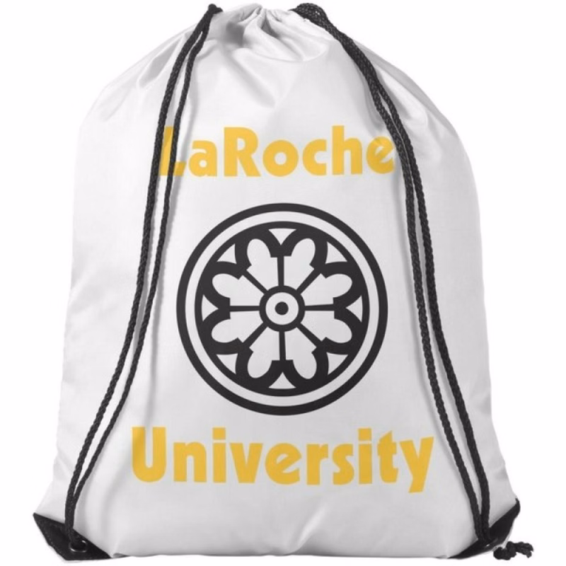 Premium 210D Poly Drawstring Cinch Up Backpack w/ Reinforced Edge (14" x 17")