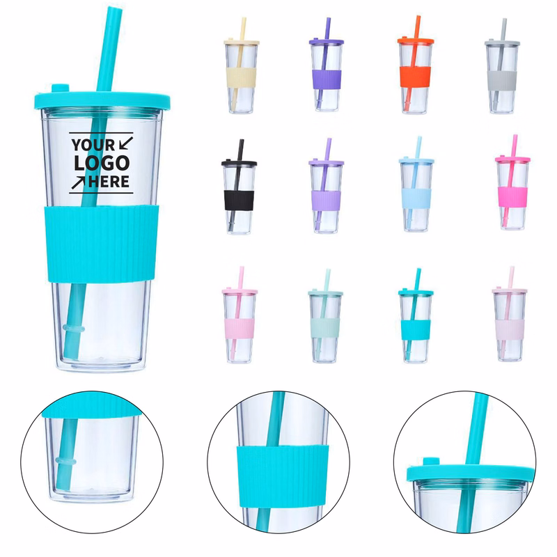 24Oz Reusable Boba Cup Set
