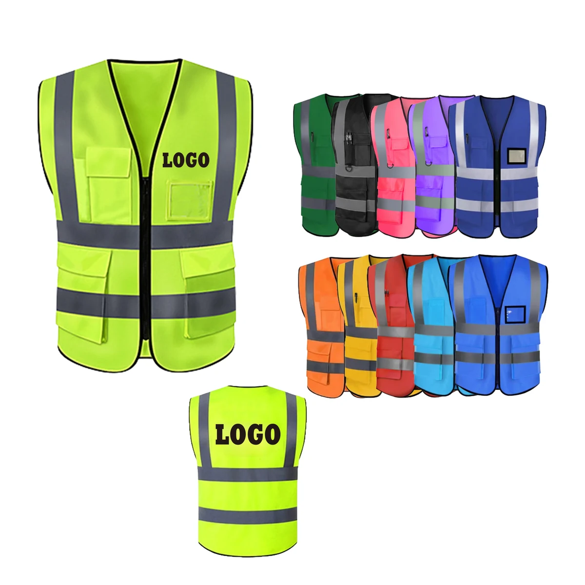 High Visibility Construction Vest for Men Women 1