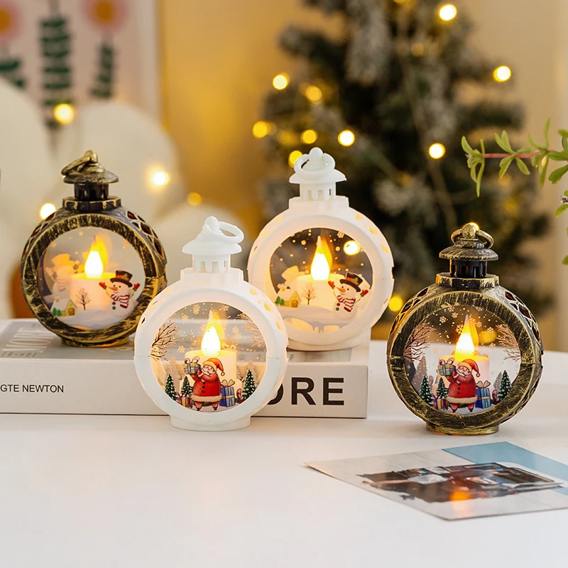 Retro Christmas Night Light Decor 1