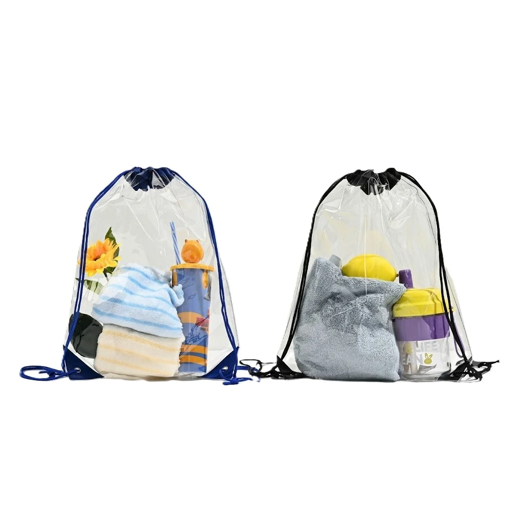 Clear Stadium Drawstring Bag 1