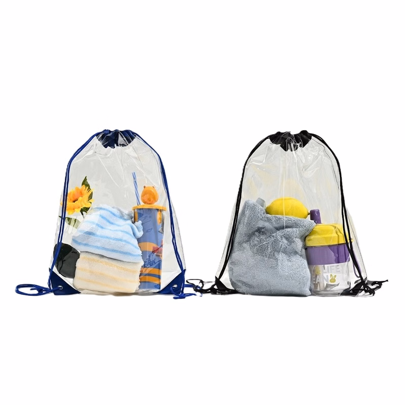 Clear Stadium Drawstring Bag