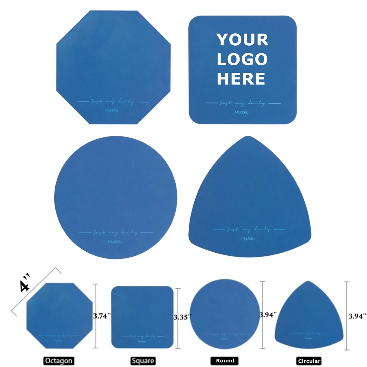 Klein Blue Coaster Rectangle Cup Wad MOQ 20PCS 1